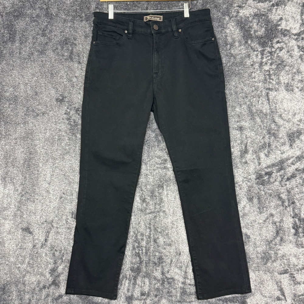 34 Heritage Charisma Jeans Mens Black 36x34 (Fit 33x32) Comfort Rise Classic Fit